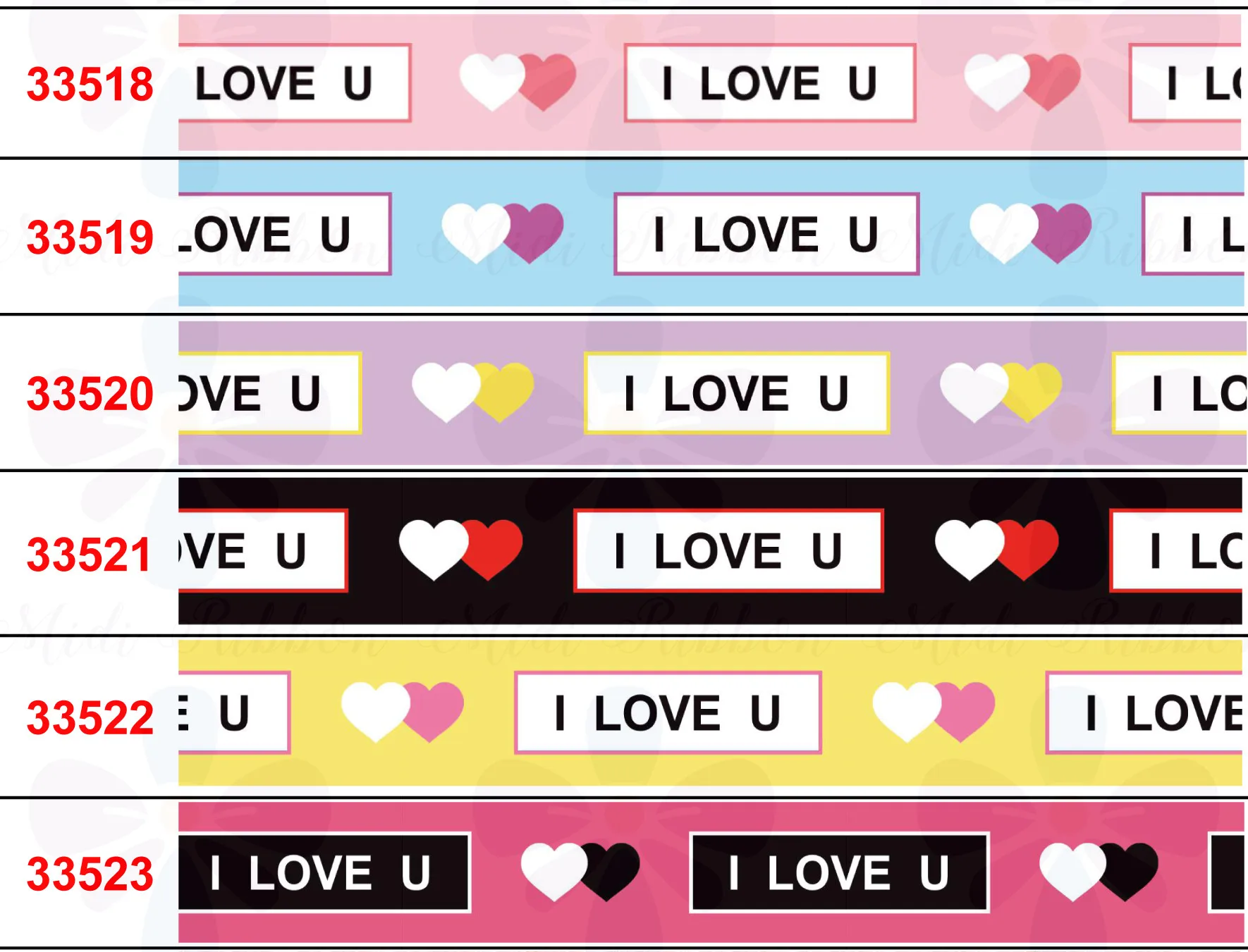 

50 Yards 38MM Valentine's Day Ribbon Colorful Printed Ribbon For Gift Packaging DIY Crafts Handmade Hair Band Accessories