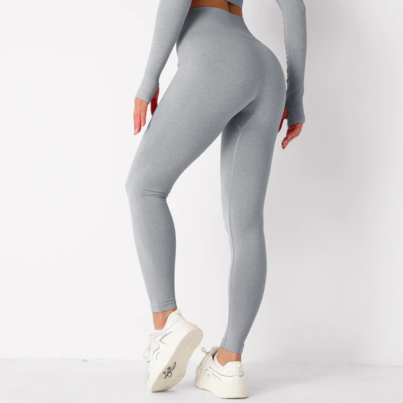 

Vital Seamless Fitness Leggings Knitted Yoga Pants Cosy Gym Leggings Running Elastic Women Clothing Squat Proof Sports Leggings