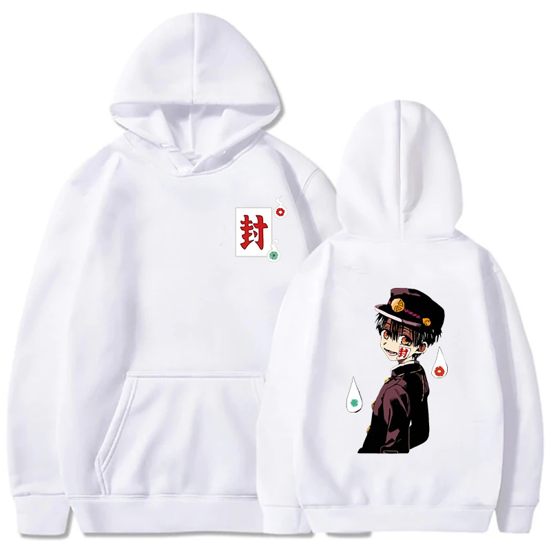 

Jibaku Shounen Hanako Kun Hoodies Kawaii Cartoon Long Sleeve Hoody Women Men Spring Autumn Sweatshirts Japanese Anime Pullovers