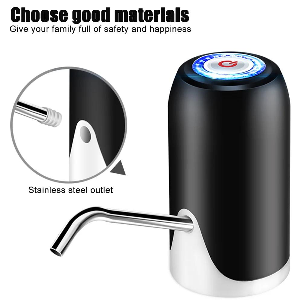 Бытовой автоматический Электрический водяной насос Кнопка диспенсер галлон