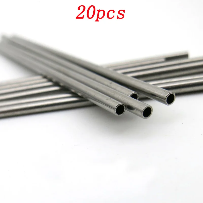20 шт. модель сделай сам материал в сборе пустотелая трубка из нержавеющей стали