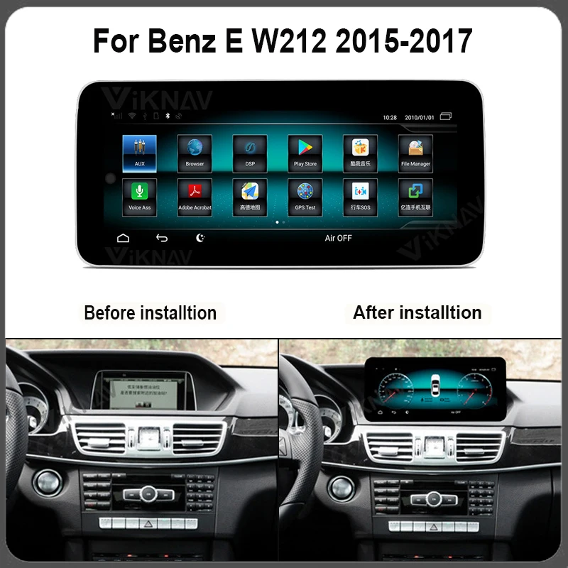 

Автомобильный GPS-навигатор на android для-Benz E W212 2015 2016 2017, радио, мультимедийный плеер, автомагнитола, магнитофон, правостороннее вождение