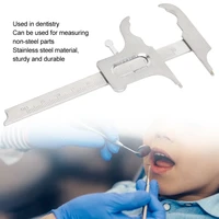 1pcs dental stainless steel vernier calipers orthodontic ruler dental accessories dental toolsdental lab tool vernier micromete
