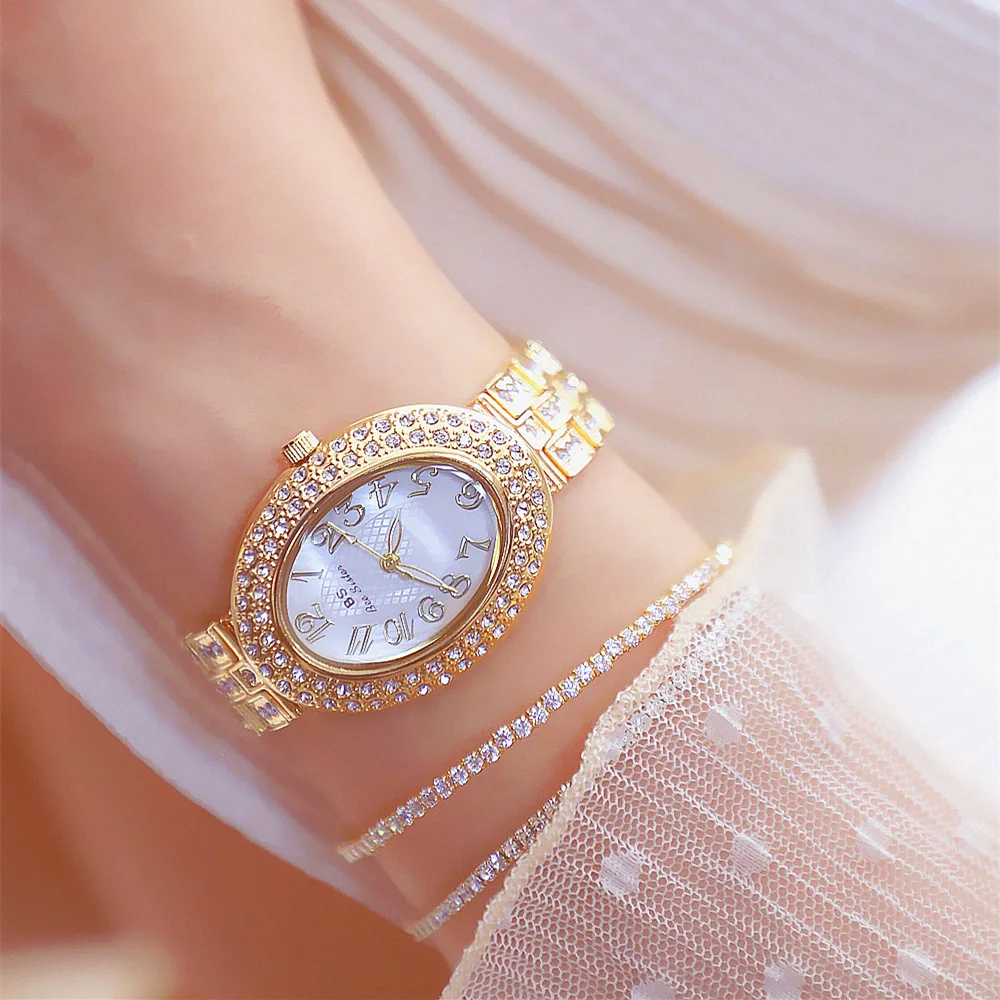 

2021 Women Watches Luxury Diamond Top Brand Elegant Dress Watches Ladies Wristwatch Relogios Femininos saat montre femme luxe