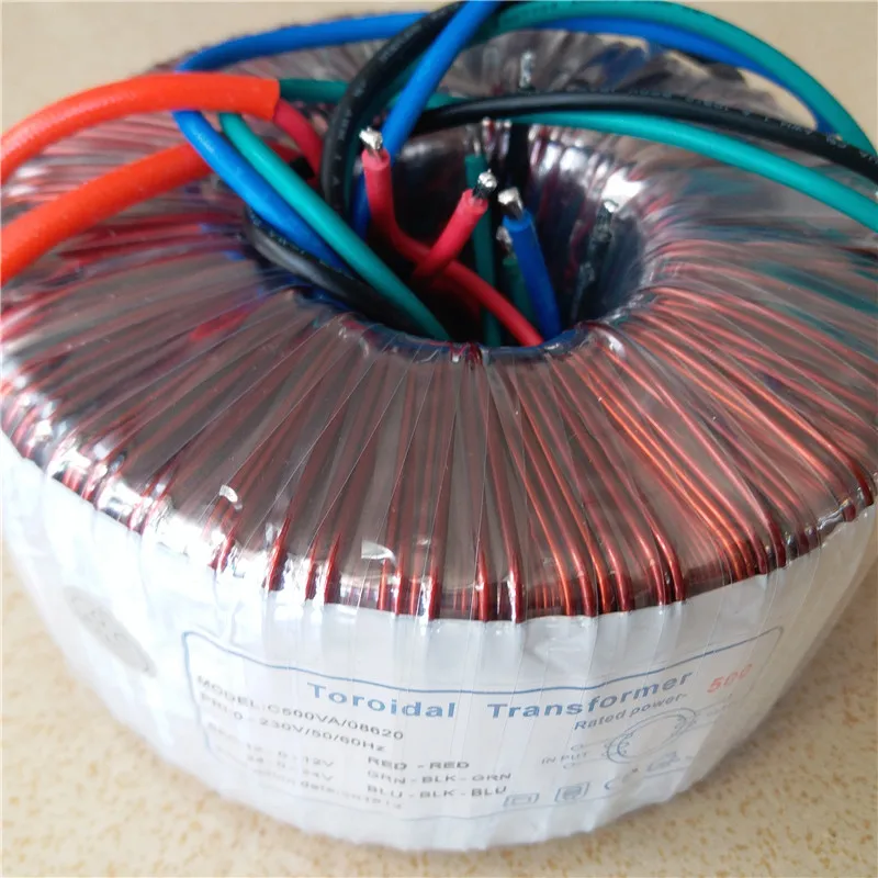24V-0-24V 8.5A 12V-0-12V 3.87A тороидальный трансформатор 500VA 230V двойной 24V медь пользовательские Трансформатор 230 V-24 V силовой трансформатор