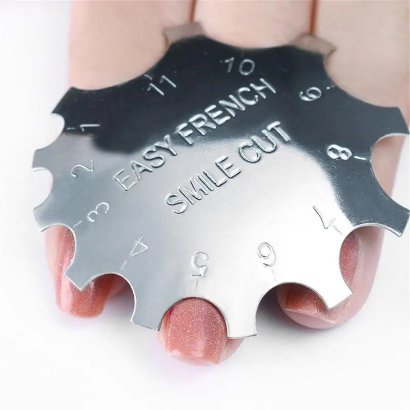 Машинка для стрижки ногтей гель легко французский Улыбка линия инструменты