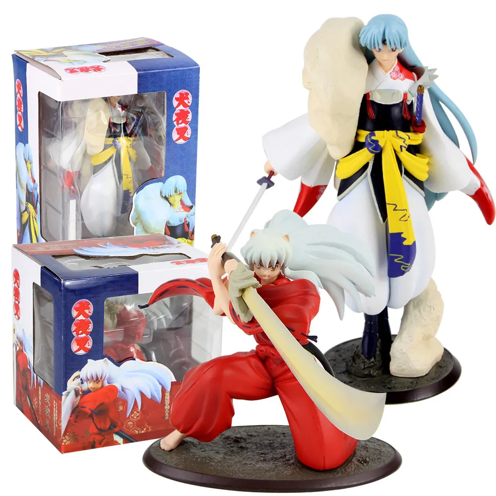 Экшн фигурка аниме Inuyasha Sesshoumaru собака демон тенсега меч модели игрушек|Игровые