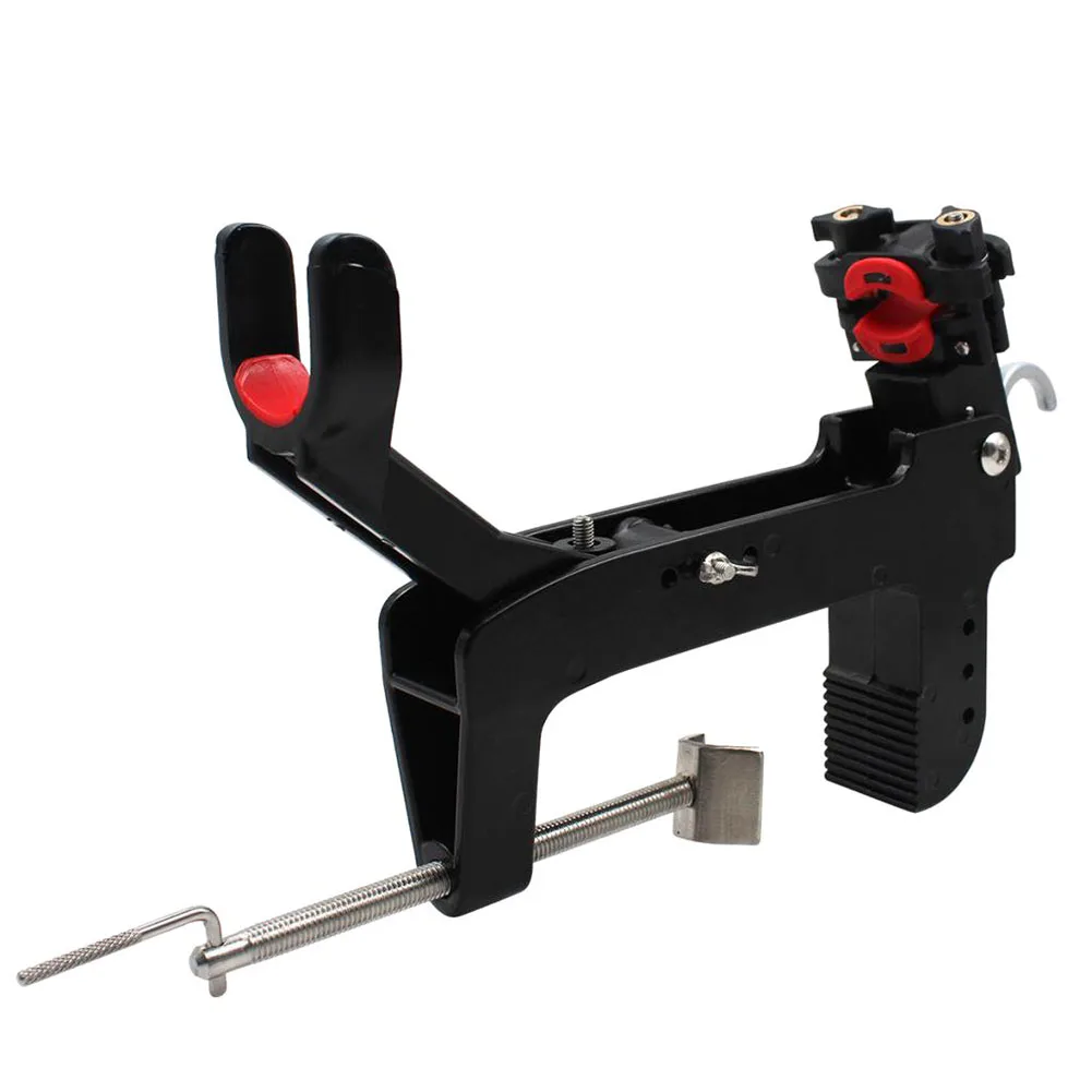 

360 Degrees Rotatable Durable Quick Release Bracket Stand Protect Black Fishing Rod Holder For Kayak Boat Mount Adjustable