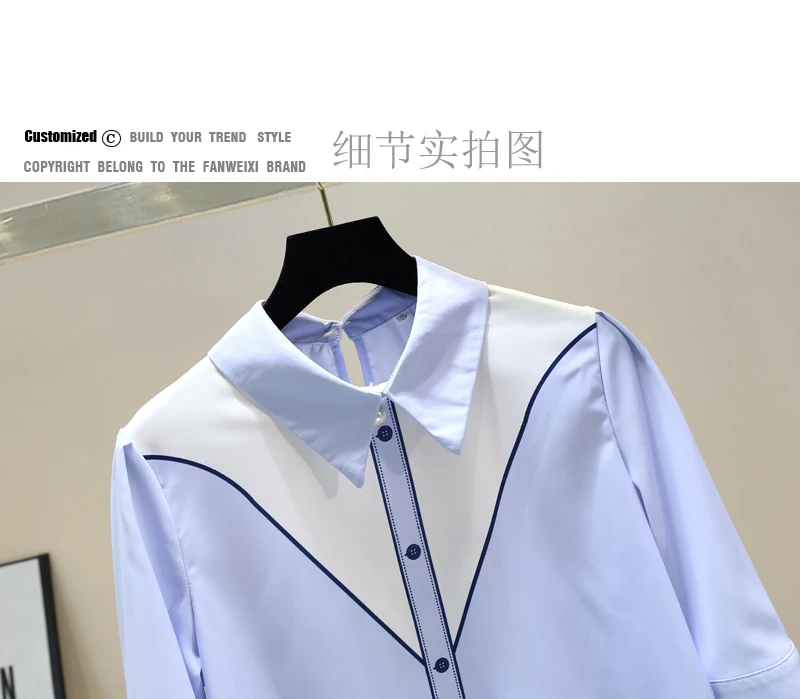 

2021 Summer New Printed Chiffon Female Shirt Women Short-Sleeved White Ladies Blouses Pullover Fashion Simple Office Lady Top