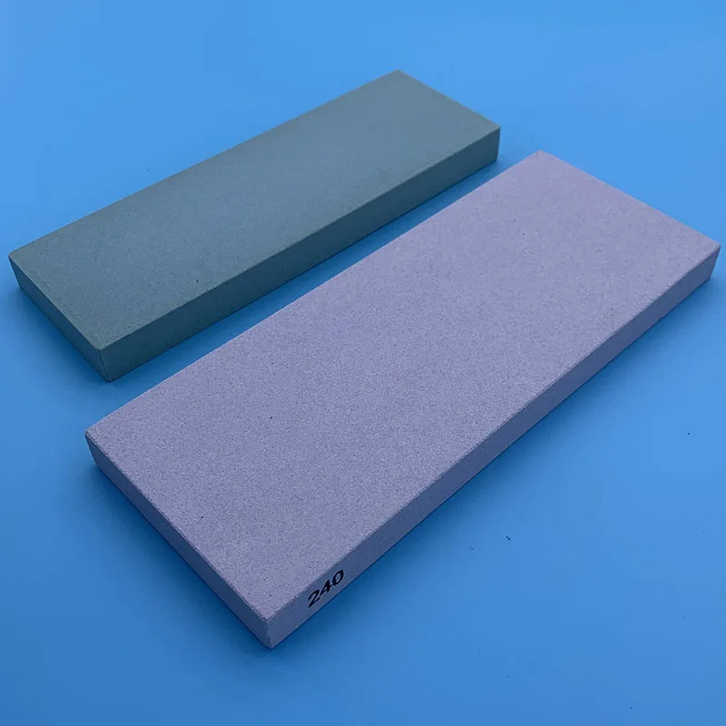 

240# Sharpening stone White alundum Single Whetstone Kitchen sharpener Tools Angle guide Correction Stone knife sharpener