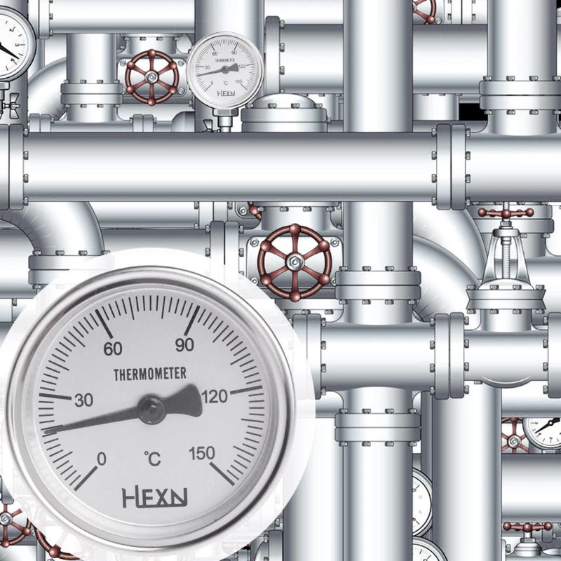 Прямая поставка термометр из нержавеющей стали с резьбой 1/4 PT кухонный прибор для