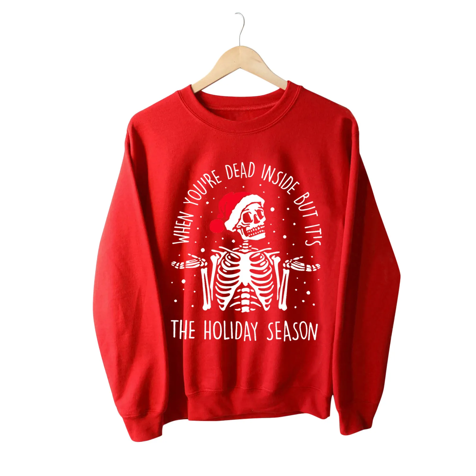 

New 2021 Ladies Slouch Pullover Jumper Women Christmas Oversize Shirt Long Sleeve Christmas Tree Plus Size Blouse Sweatshirts