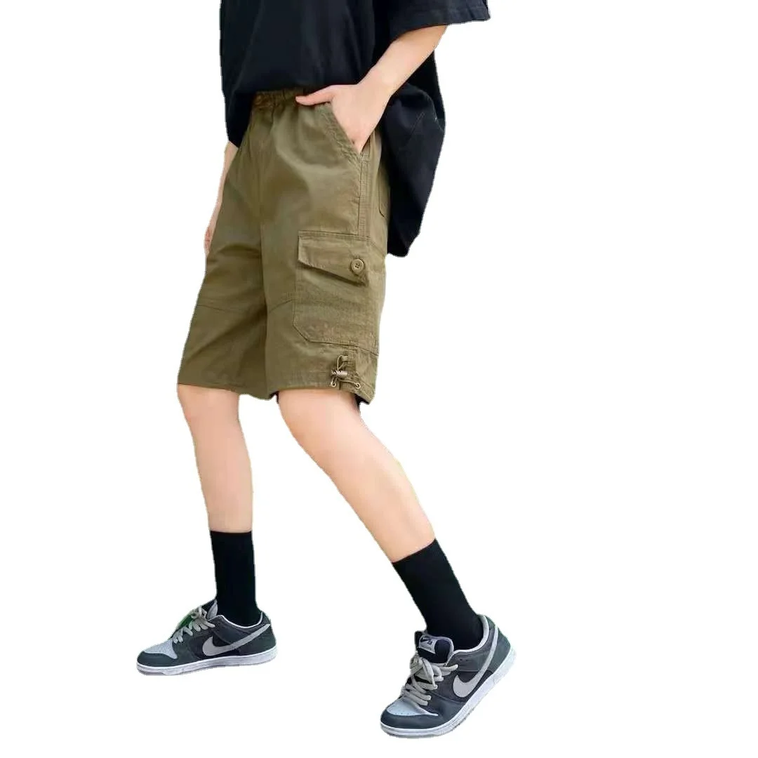 

2021 Summer New Fashion Brand Military Tooling Style Three-Color Shorts Men Casual Shorts Sweat Shorts
