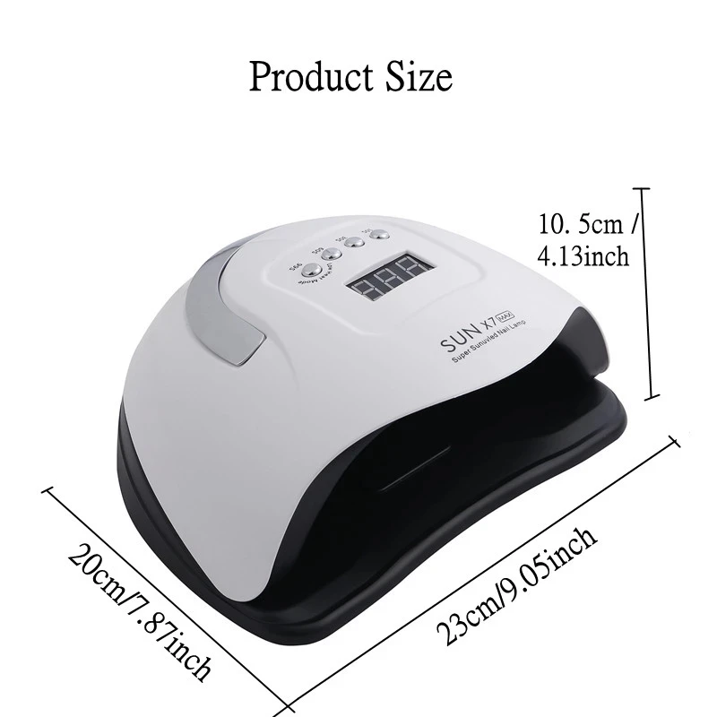 Лампа для сушки гель-лака ногтей 180 Вт макс. светодиодов 57 | Красота и здоровье