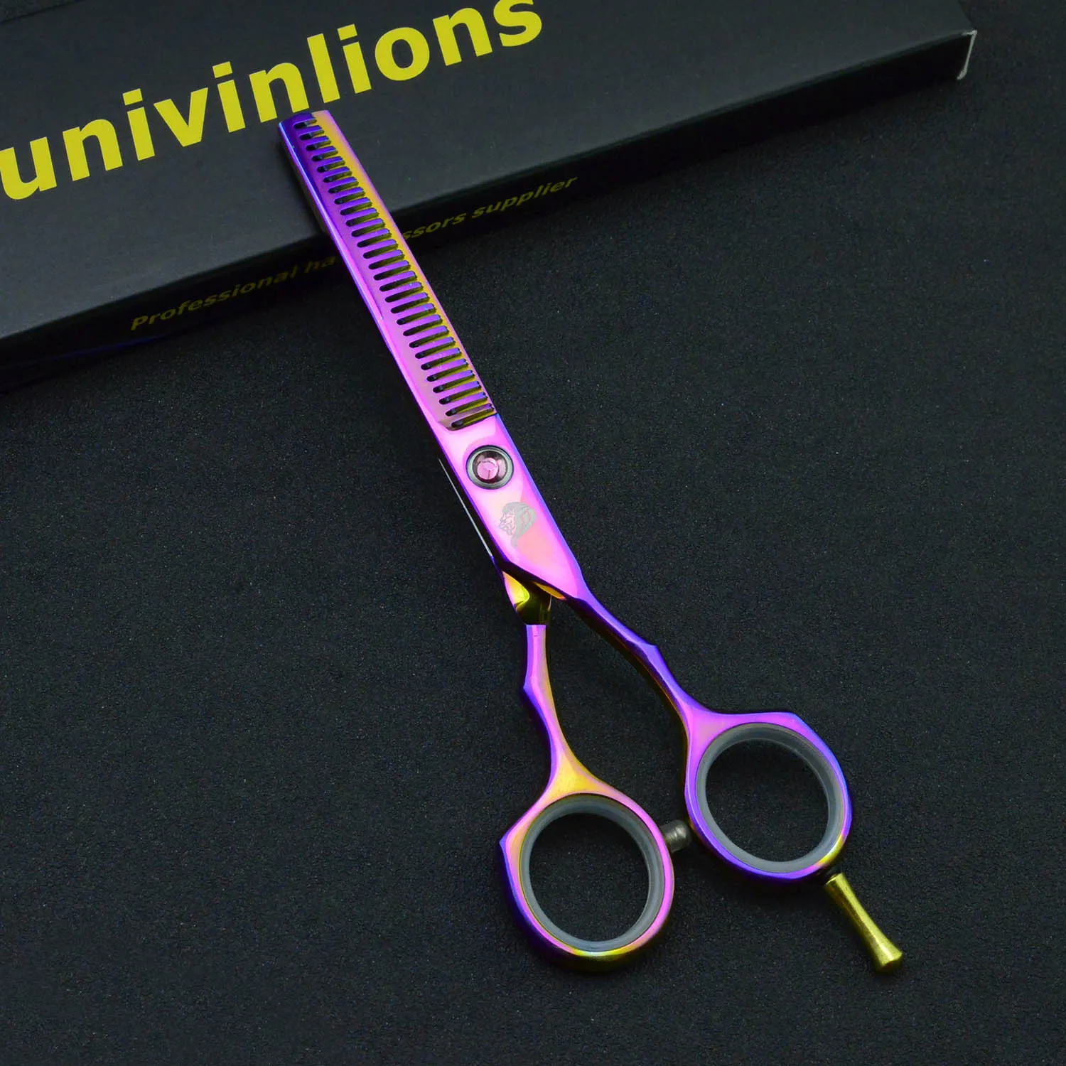 5.5" Rainbow Titanium Hair Scissors Titan Hairdressing Cheap Thinning Haircutter Barber Razor Edge Shears Kit | Красота и
