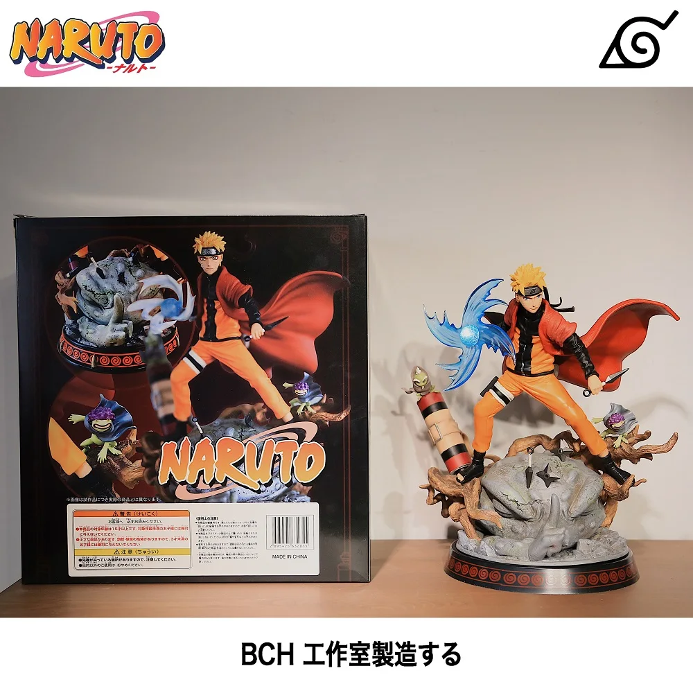 BANDAI рисунок аниме Наруто Модель горящий ветер жаба Фея экшн-фигурка 28 см Смола +
