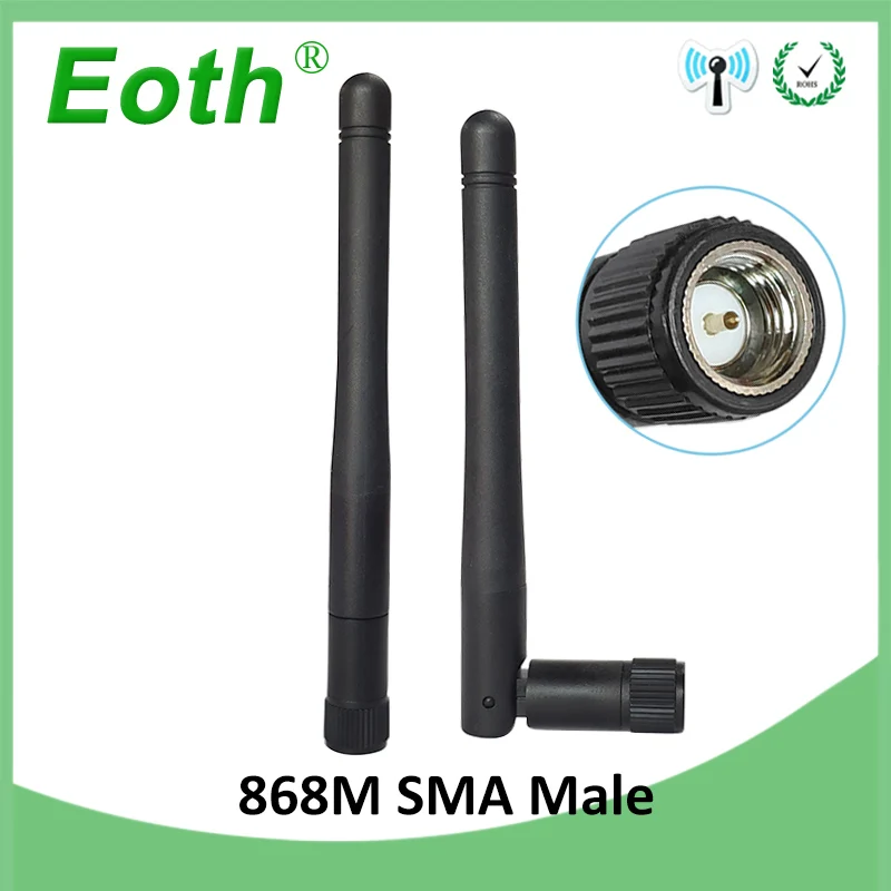 Антенна 868 МГц 915 2 шт. 3dbi SMA Штекерный разъем GSM антенна LoRa Lorawan для водяного прибора Emeter|Антенны связи| |