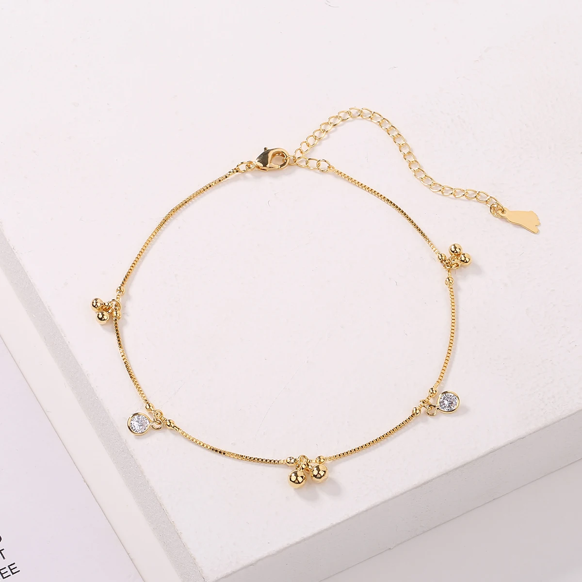 

2021 Behemia Sweet New Anklet for Women Tassels Zircon Ankle Bracelet Accessories Jewelry Gift Boho Beach Creative Foot Chain