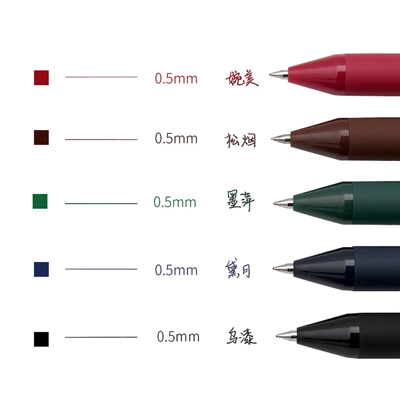5 шт./компл. Ретро поделки ручной учетной записи специальный Цвет ручка Цветной