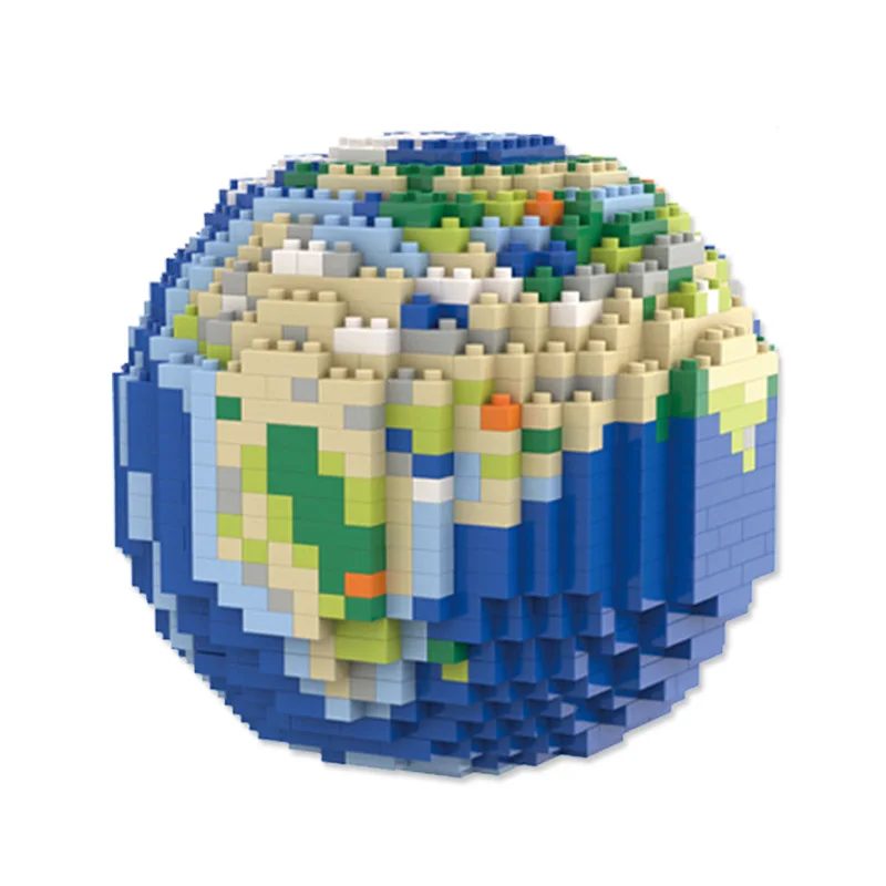 1268 Uds de la tierra de 6603 Micro bloques de construcci&oacute;n cifras espacio Diamond Mini ladrillo juguetes educativos para ni&ntilde;os amigo colecci&oacute;n regalo-0