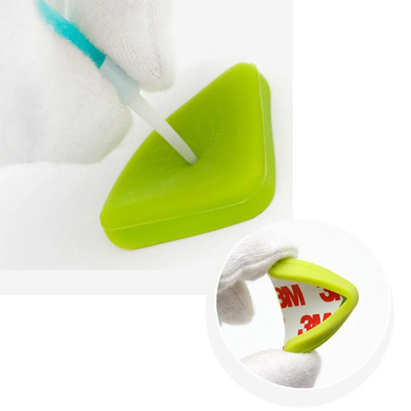 4 Uds ni&ntilde;o silicona seguro Protector de esquina de beb&eacute; arco protecciones de seguridad de bordes para anticolisi&oacute;n cubierta de protecci&oacute;n de &aacute;ngulo pastillas de mesa-4