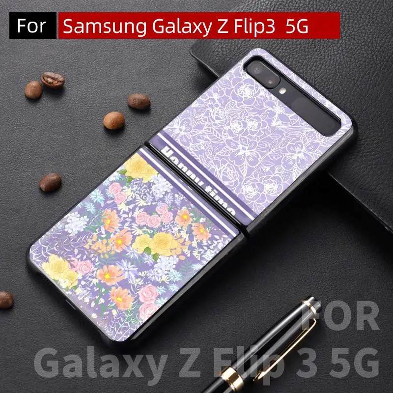 

For Samsung Galaxy Z Flip3 Case, Z Flip 3 5G Case Pu Material Z Flip Case
