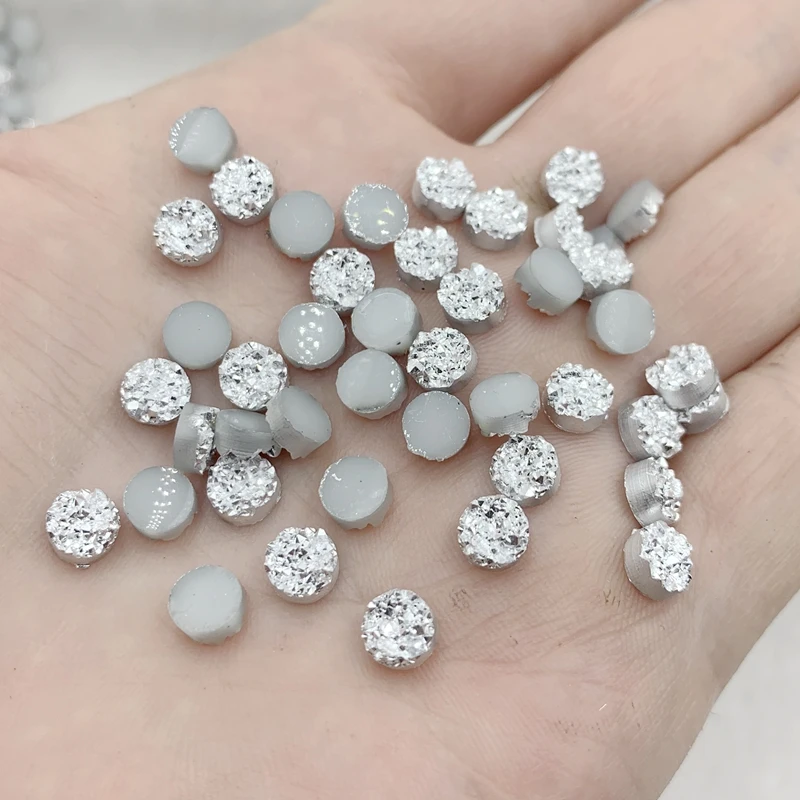 Стразы из полимера АБ для самостоятельного изготовления 150 шт. 6 мм нестандартная