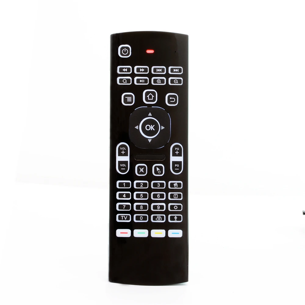 1PCS MX3 Backlit Air Mouse Smart Voice Remote Control 2.4G RF Wireless Keyboard For X96 mini KM9 A95X H96 MAX Android TV Box | Электроника