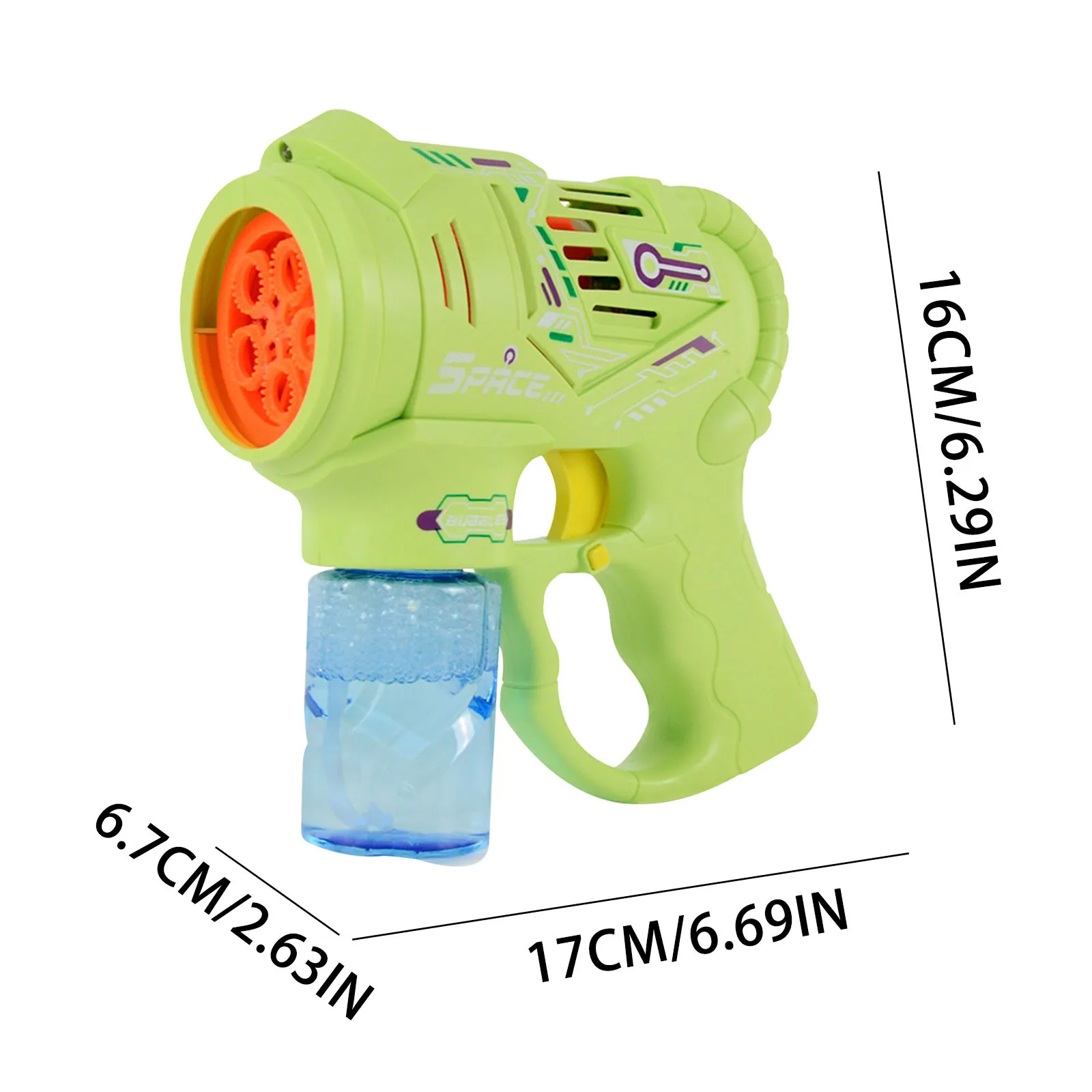 

Bubble Gun For Kid 50ml Space Bubble Machine Summer Beach Swim Pool Toy Outdoor Birthday Gift For Boys Girls Party Favors 3Color