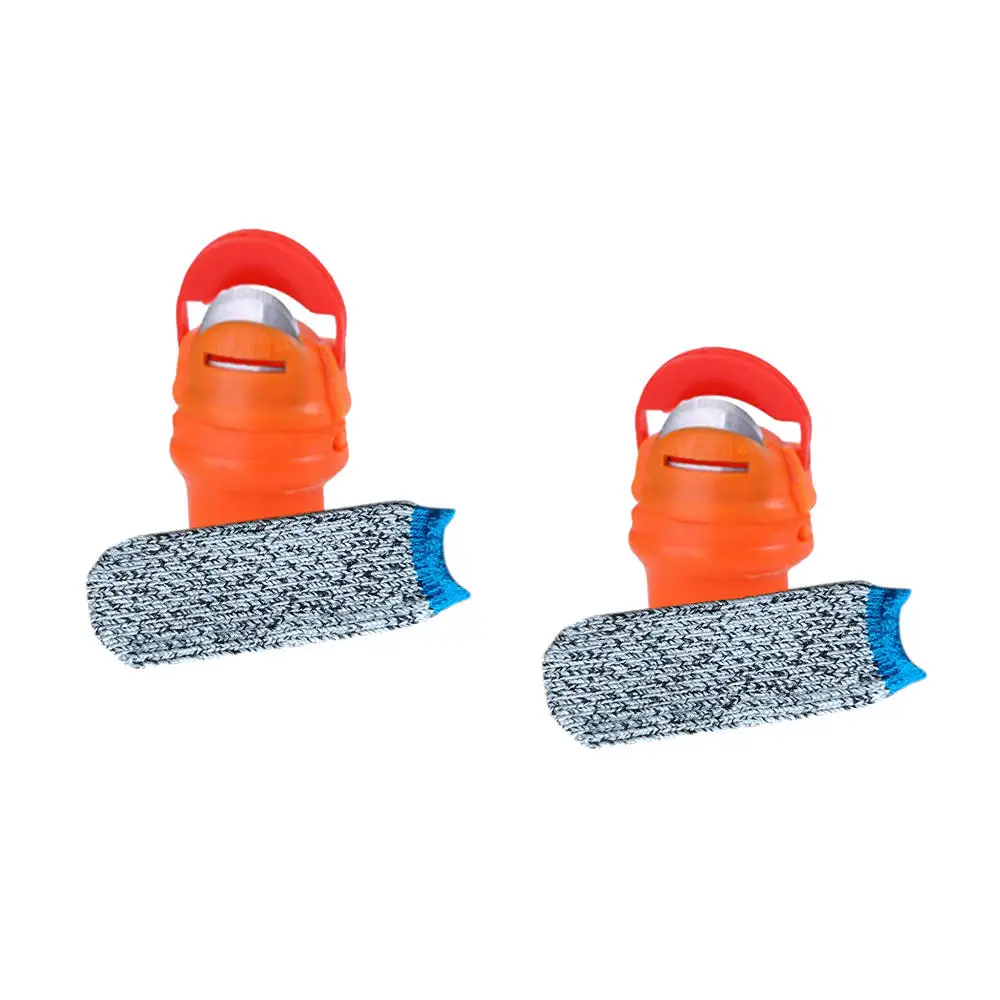 

2 Pcs/Set Durable Thumb Cutter Separator Finger Tools Fruit Picking Device Garden Harvesting Gardening Plant Tool Accessories