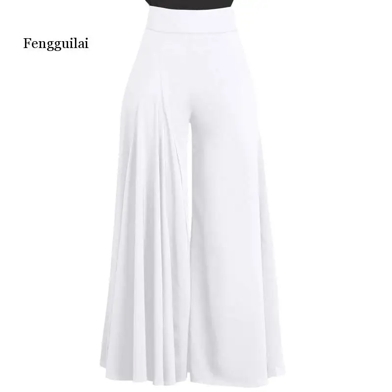 6 цветов широкие брюки плиссированные с высокой эластичной талией повседневные