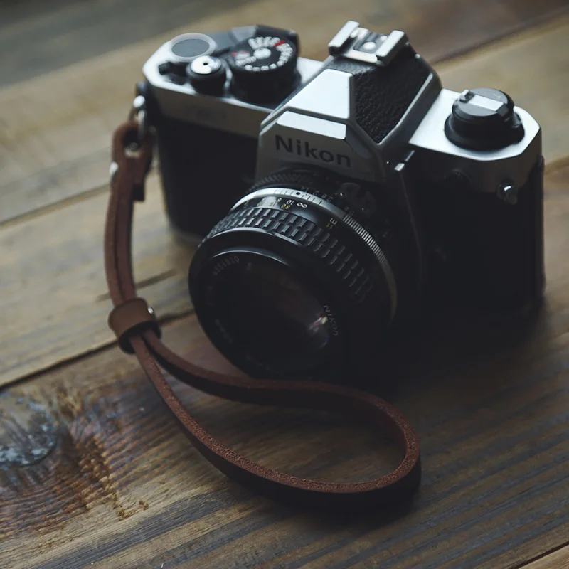 Ремешок на запястье для камеры в британском стиле 595 головы кожаный ремешок микро