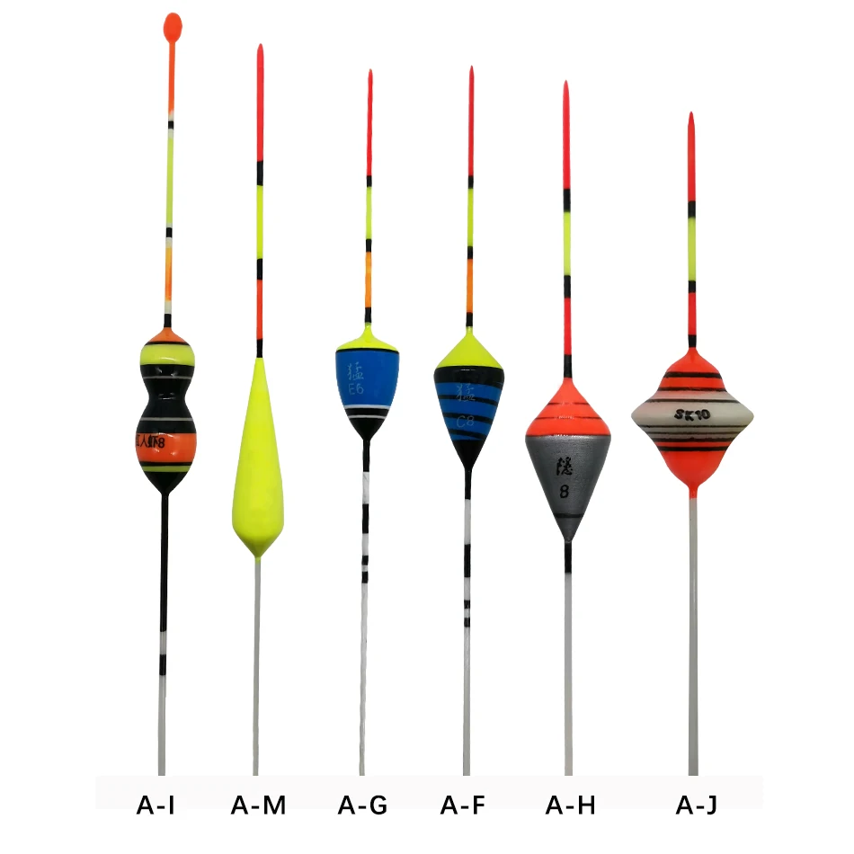 5 Шт. / Лот Рыбалка Поплавки Набор Буй Bobber Fishing Light Stick Колебаться Размер Смешивания