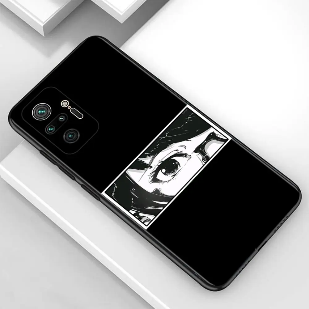For Redmi K40 Pro Plus 9 Power 9A 9C 9T 8A Shell Soft Case for Redmi Note 10 Pro Max 9 8 8T 7 Japanese Anime Aesthetic