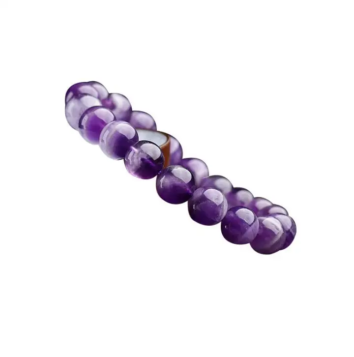 Браслет с аметистом и кристаллами для влюбленных сказочное Ювелирное Украшение