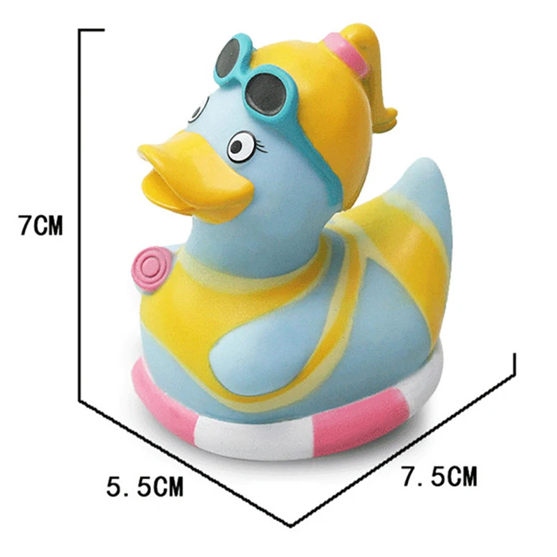 

ESALINK Figure Collectible Toys Sports Swimming Series Girl Duck Figures Kids Cognitive Toys Home Party Decoration Toys