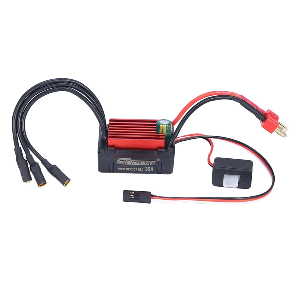 

1pc 35A ESC Universal For 1/16 1/14 RC Car 2838/2845 Brushless Motor Parts
