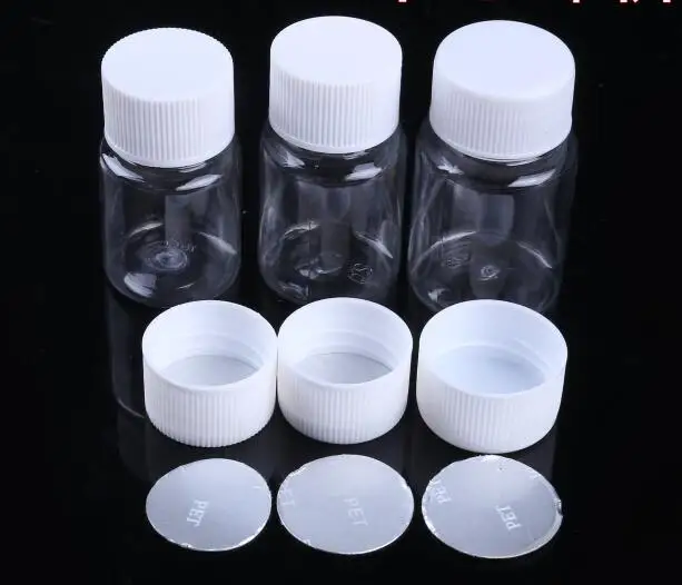 4 шт./лот 30 мл прозрачные пластиковые ПЭТ многоразовые герметичные бутылки