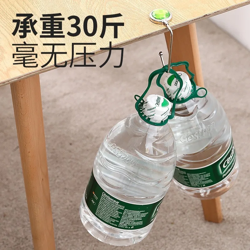 

Creative Portable Metal Foldable Bag Purse Hook Handbag Hanger Purse Hook Handbag Holder Shell Bag Folding Table Hook 10 Colors