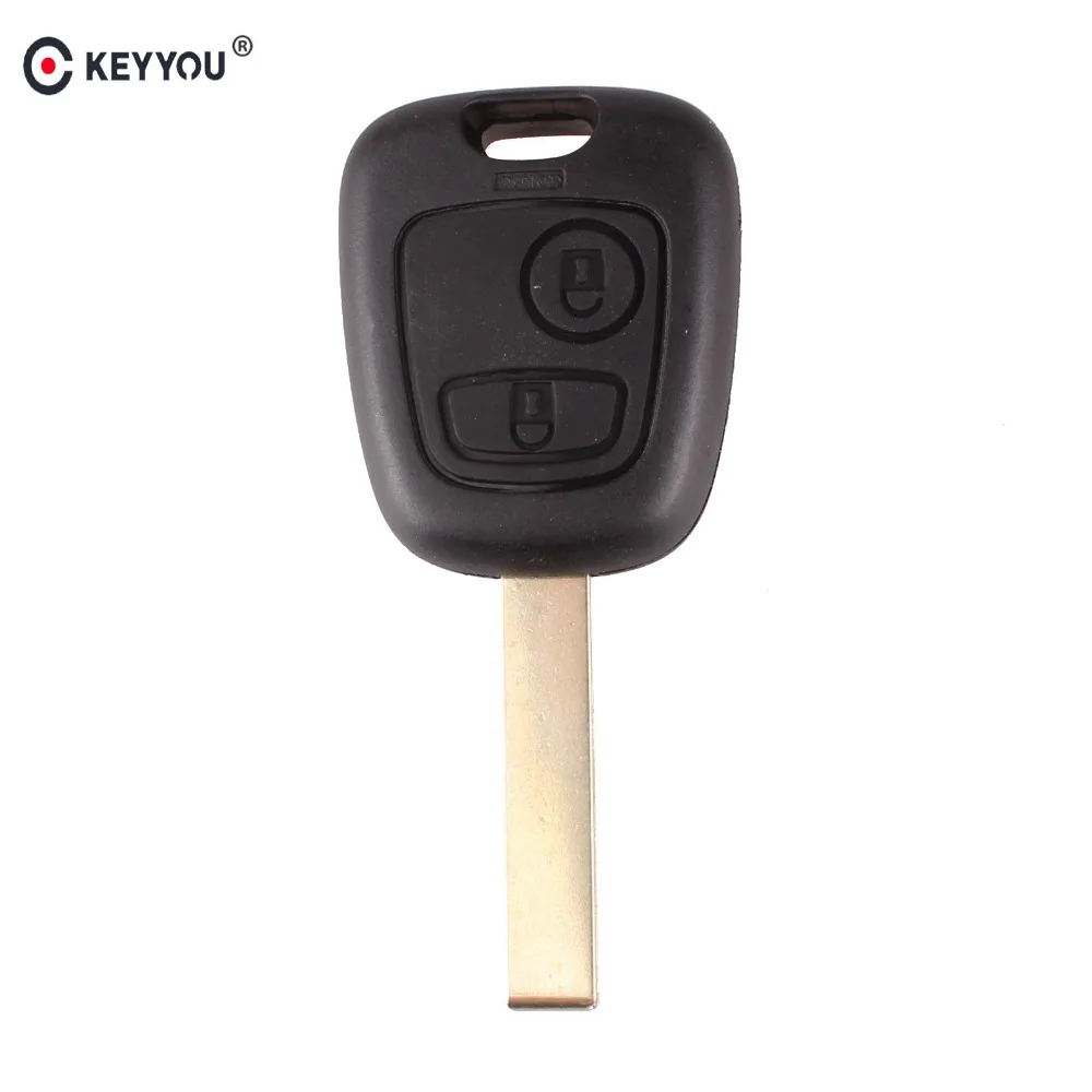 Замена KEYYOU 2 кнопки оболочки ключа для Citroen C1 C2 C3 C4 C5 авто чехол дистанционного от