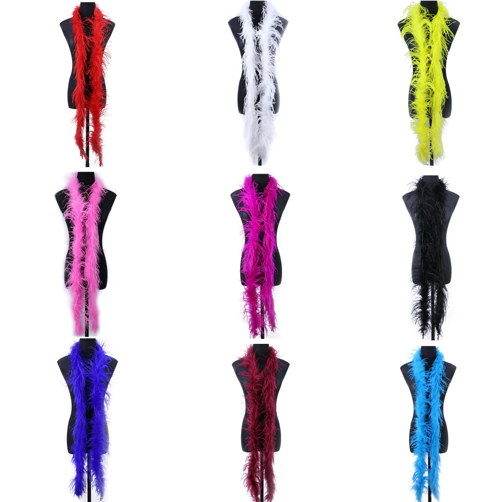 2 метра окрашенное перо страуса боа ленты платье юбка шитье планки реального