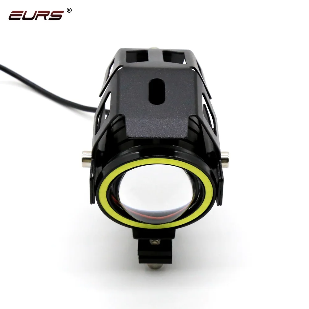 U7 мотоциклетный светодиодный налобный светильник 125 Вт Водонепроницаемый IP68 3000lm