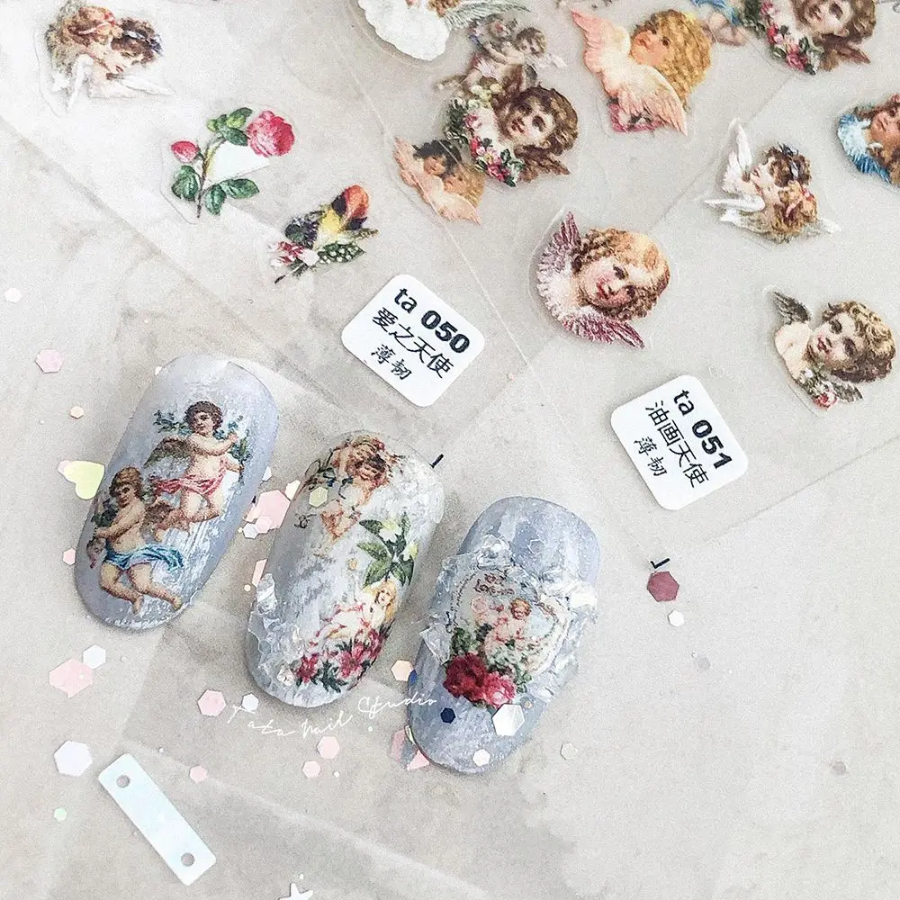 

Наклейки для ногтей с изображением цветов