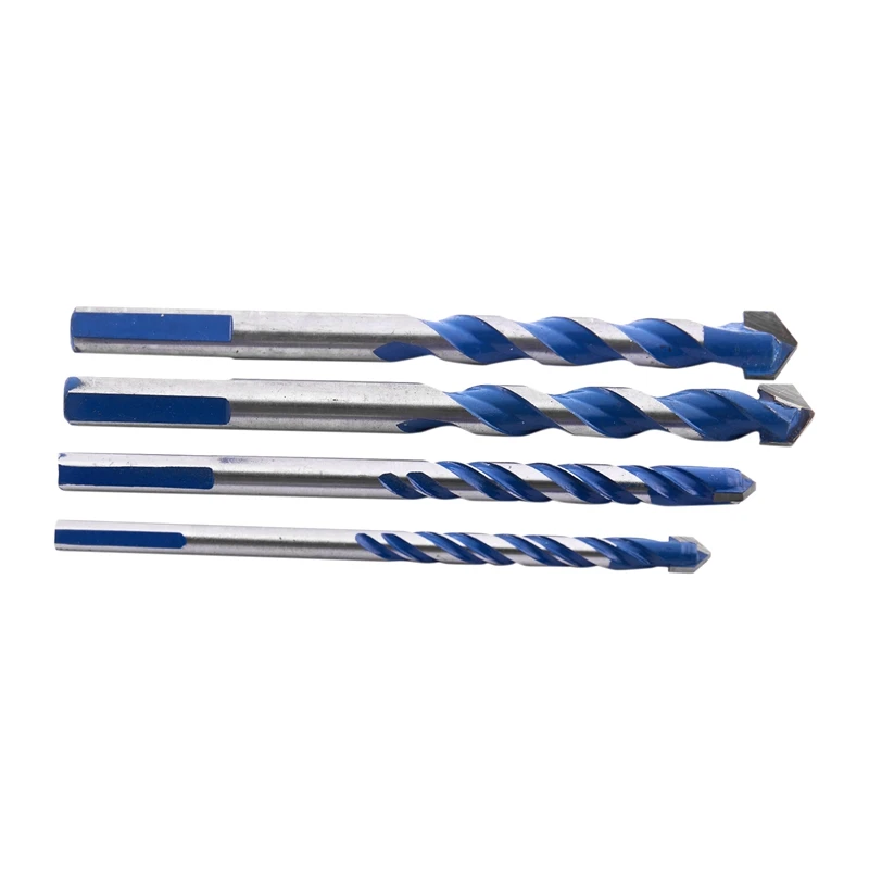 4 шт. 6-12 мм трехугловое сверло для цемента многоцелевой керамический настенное