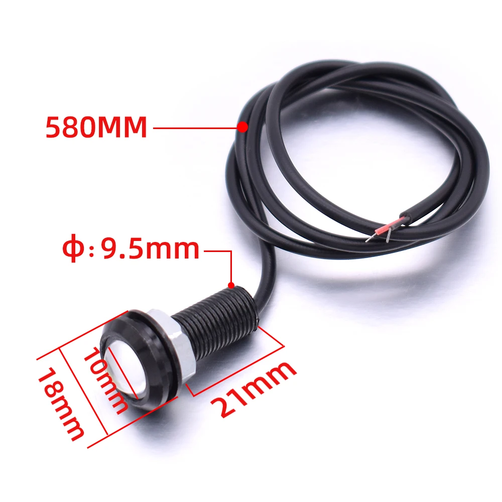 Eagle Eye LED Reverse Backup Light Daytime Running Signal Motorcycl Lamp For Ducati M1000S S4 S4R Honda CB190R VT1100 |