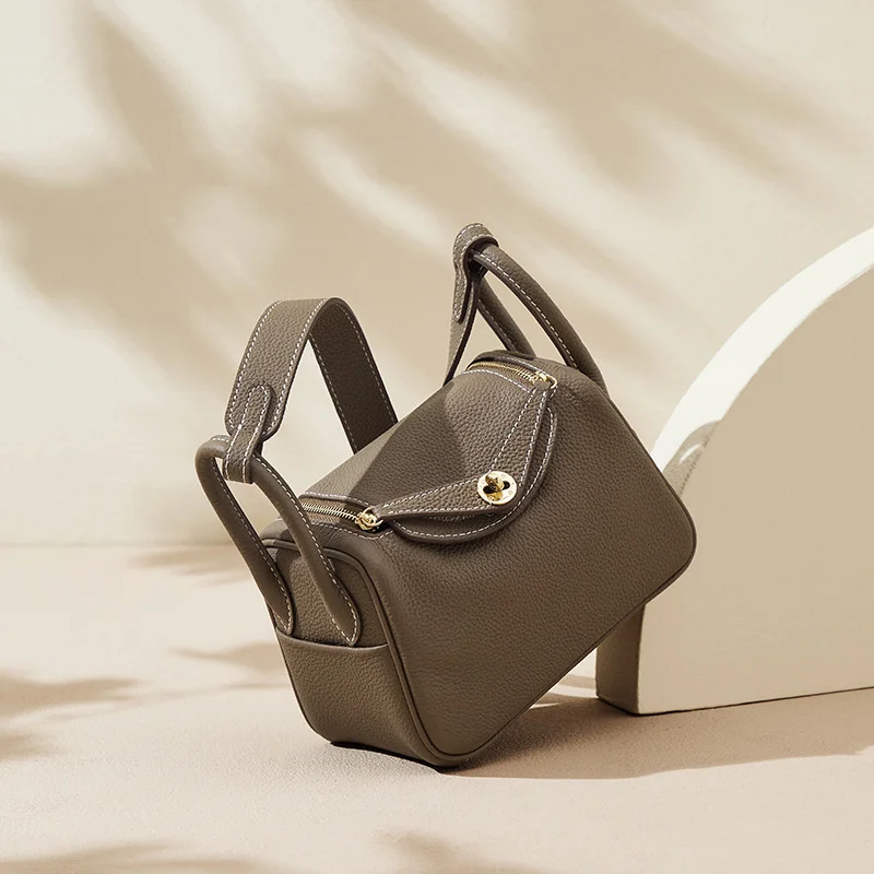 Женская сумка из воловьей кожи с зернистой текстурой личи 2021 |