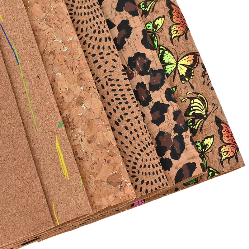 Винтажные мягкие пробковый материал ручной работы A4 для женщин аксессуары