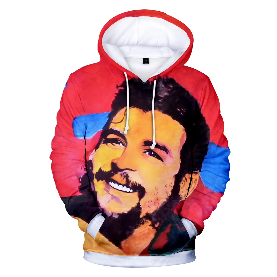 2019 Fashion Hot New Che Guevara 3D Hoodie Men/Women Casual Streetwear Hip Hop Print Men's Sweatshirts Top | Женская одежда