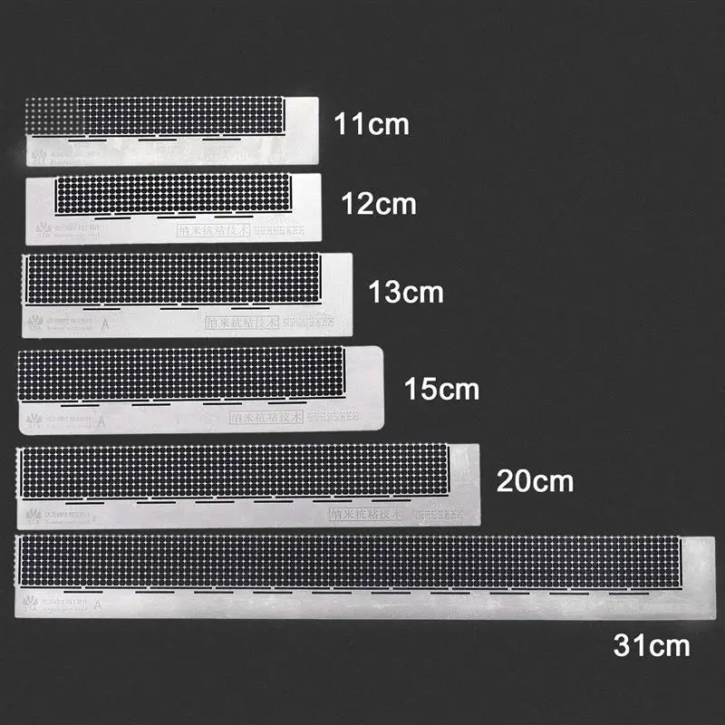 Линейка из нержавеющей стали с низкой вязкостью для алмазной живописи