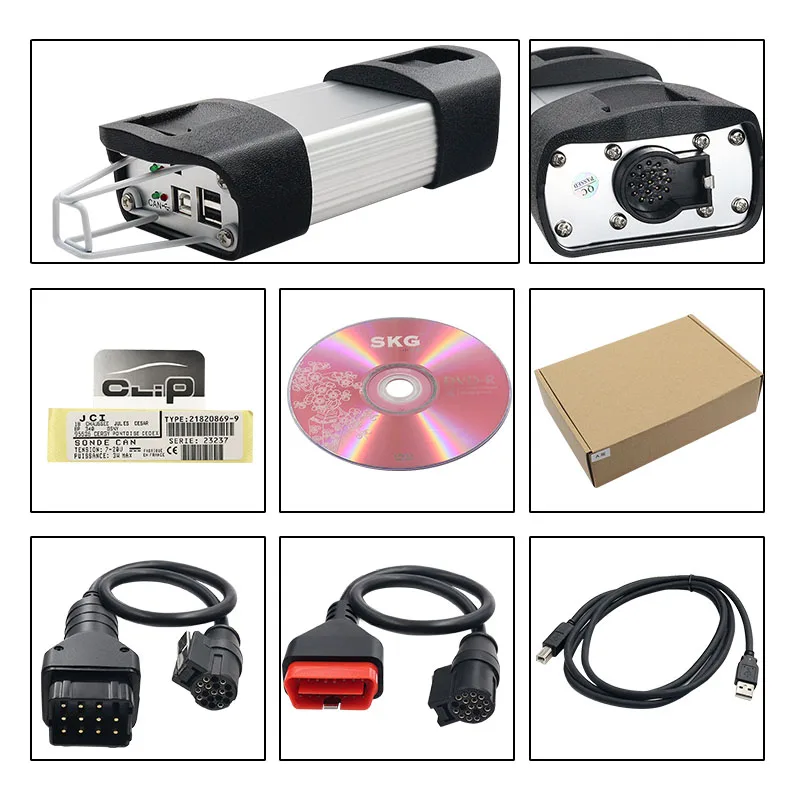 Can Clip V206/V196 для Renault CYPERSS AN2131QC AN2136SC полный чип OBD2 диагностический инструмент V202 Till